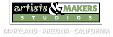 Artists and Makers Studios in Maryland, Arizona and California